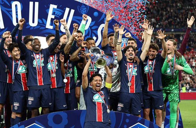 巴黎圣日耳曼备战决赛，志在夺冠的简单介绍