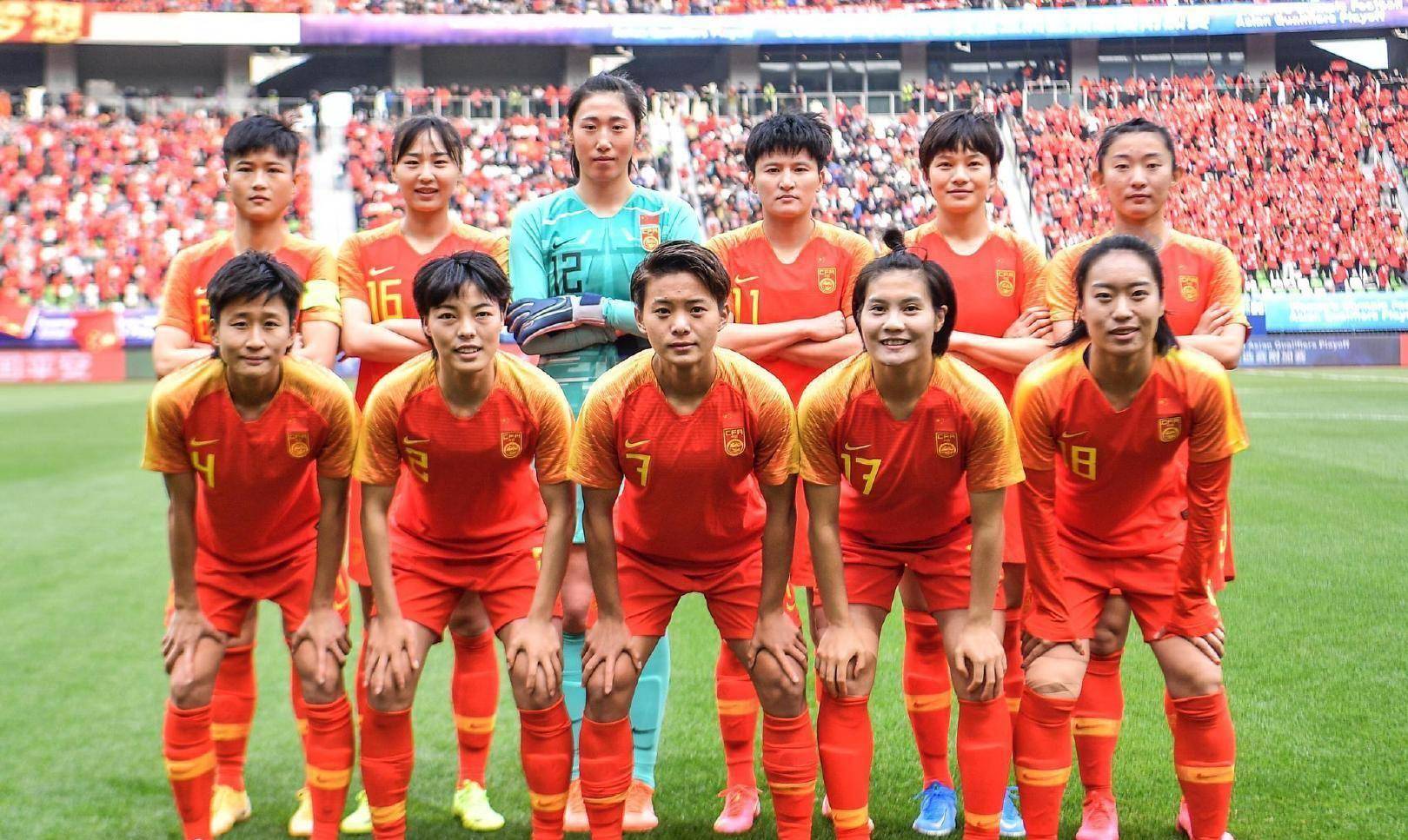 中国女足豪取胜利，备战奥运会